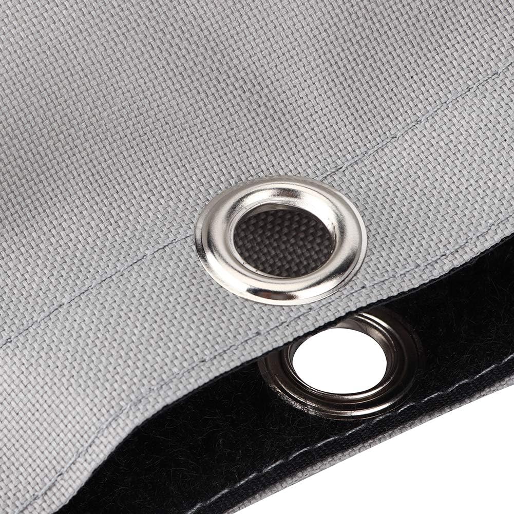 TOPINCN Outdoor Faucet Cover, 600D PVC Pipe Protector, 15.7x19.7 Inch, with Buckle Tape for Irrigation Systems and Lawn Sprinklers (Gray)