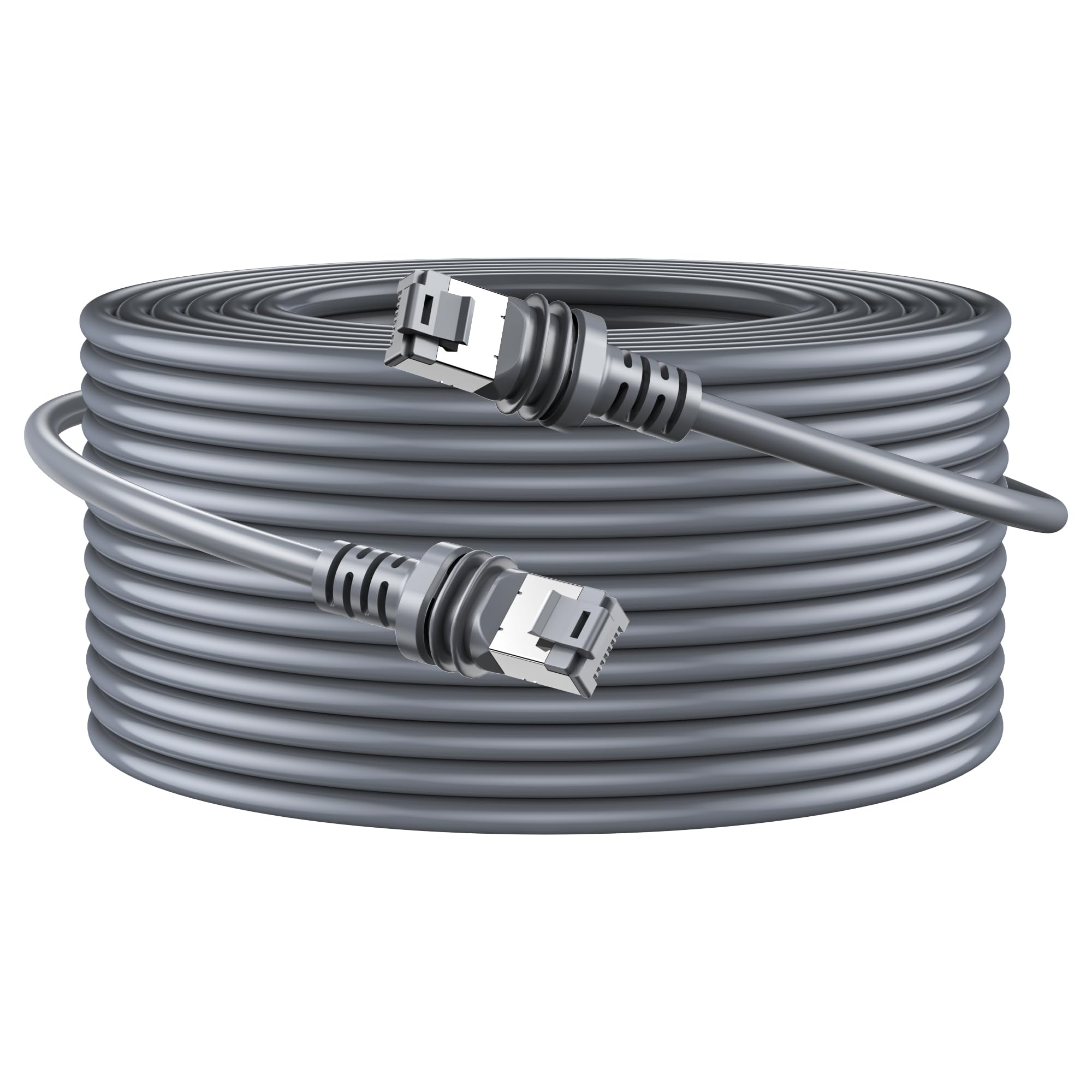 Starlink Gen 3 Cable 30M/100FT,Câble de Replacement Haute Vitesse pour Antenne Starlink Gen 3 Standard V3/Mini,Plug and Playm,Étanche et Résistant aux Intempéries pour Utilisation Extérieure