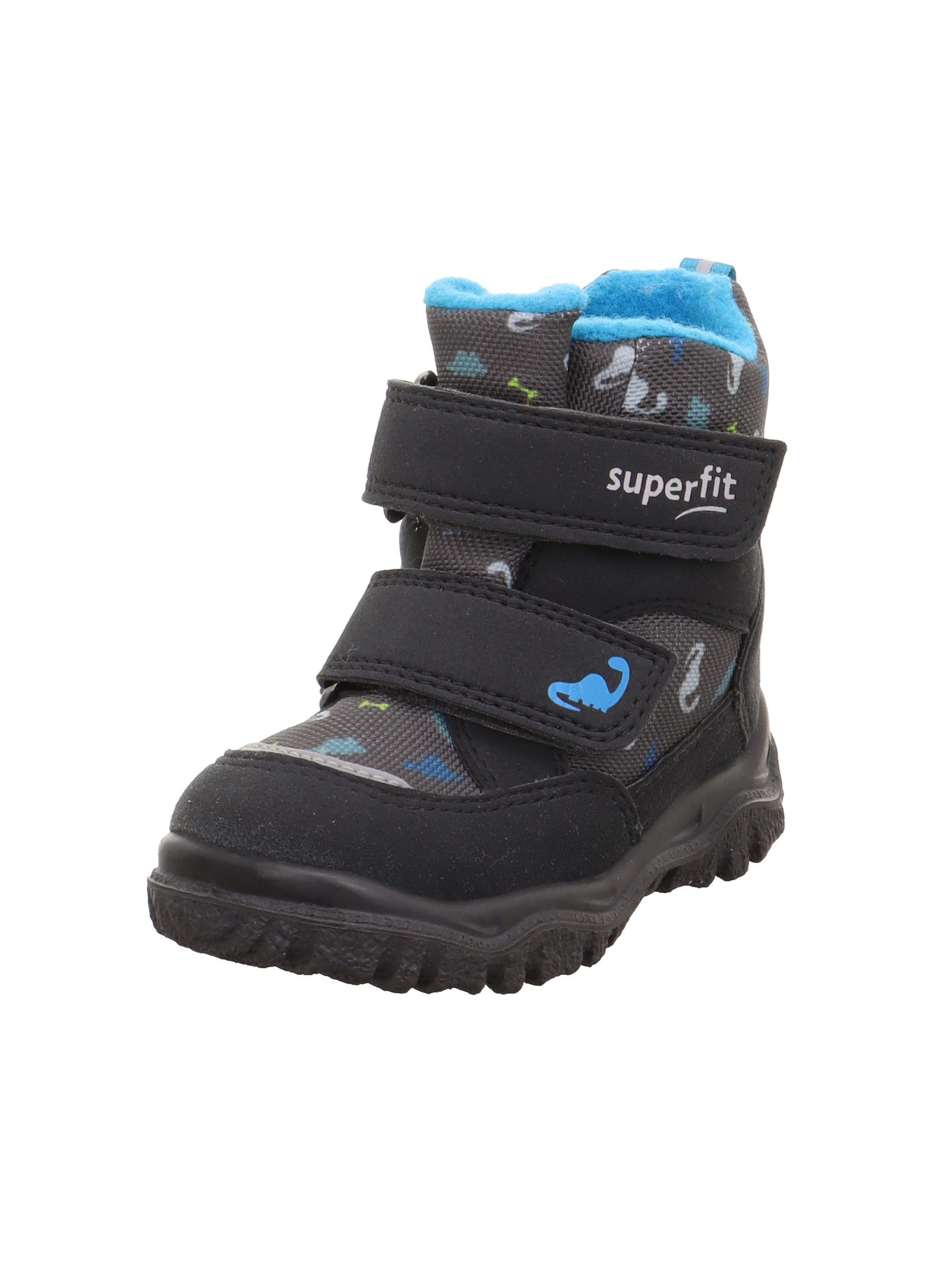 Superfit Boys HUSKY1 warm gefütterte Gore-Tex Stiefel, GRAU/HELLBLAU 2000