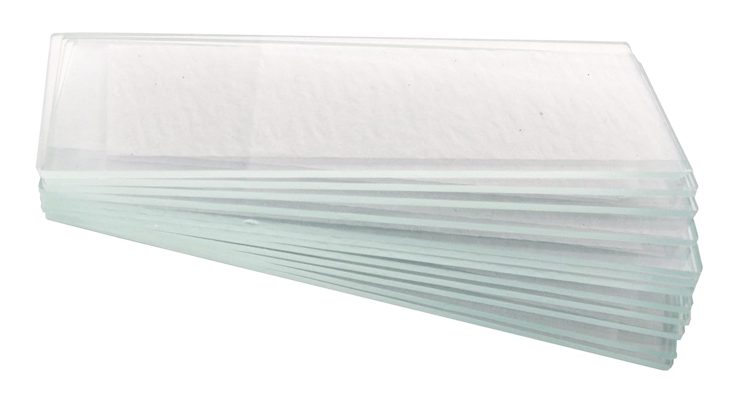American Educational Glass Single-Cavity Microscope Slide, 76.2mm Length, 25.1mm Width, 1.1-1.2mm Thick (Bundle of 60)