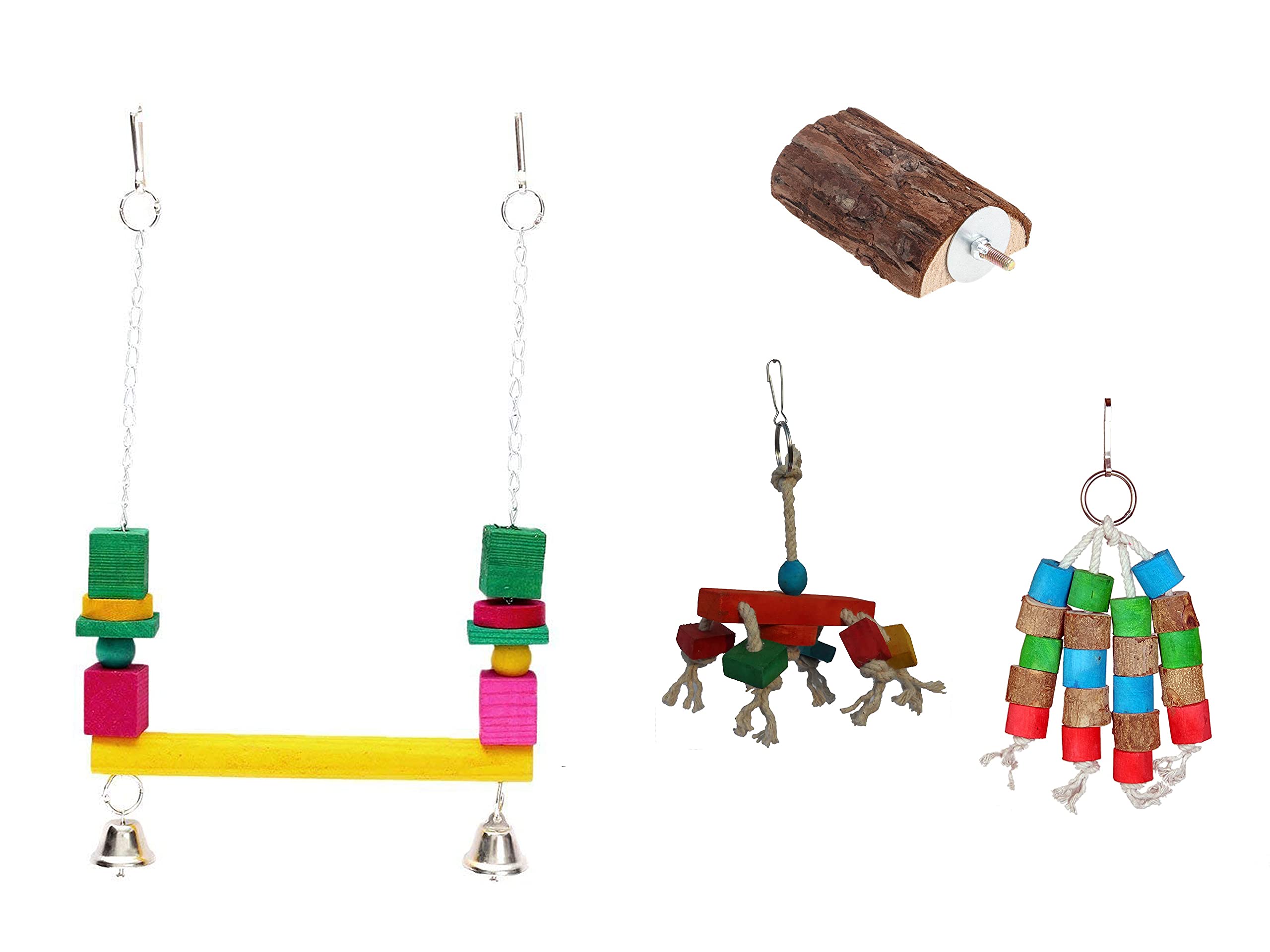 See full amazon price history chart for KSK Combo of 4 Bird Parrot Toys Colorful Bird Chew Toys Hanging Swing Perch Bell Toys for Parrots Parakeets Conures Cockatiels Lovebirds Macaws Finches cage Accessories KSK Combo of 4 Bird Parrot Toys Colorful Bird Chew Toys Hanging Swing Perch Bell Toys for Parrots Parakeets Conures Cockatiels Lovebirds Macaws Finches cage Accessories (B098VVTFRF) Amazon Price History, Amazon Price Tracker