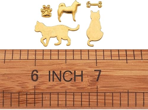 Miniatura 6 de Pandahall - 60 piezas de relleno de resina de aleación pequeña, suministros para mascotas, accesorios de relleno para fabricación de joyas