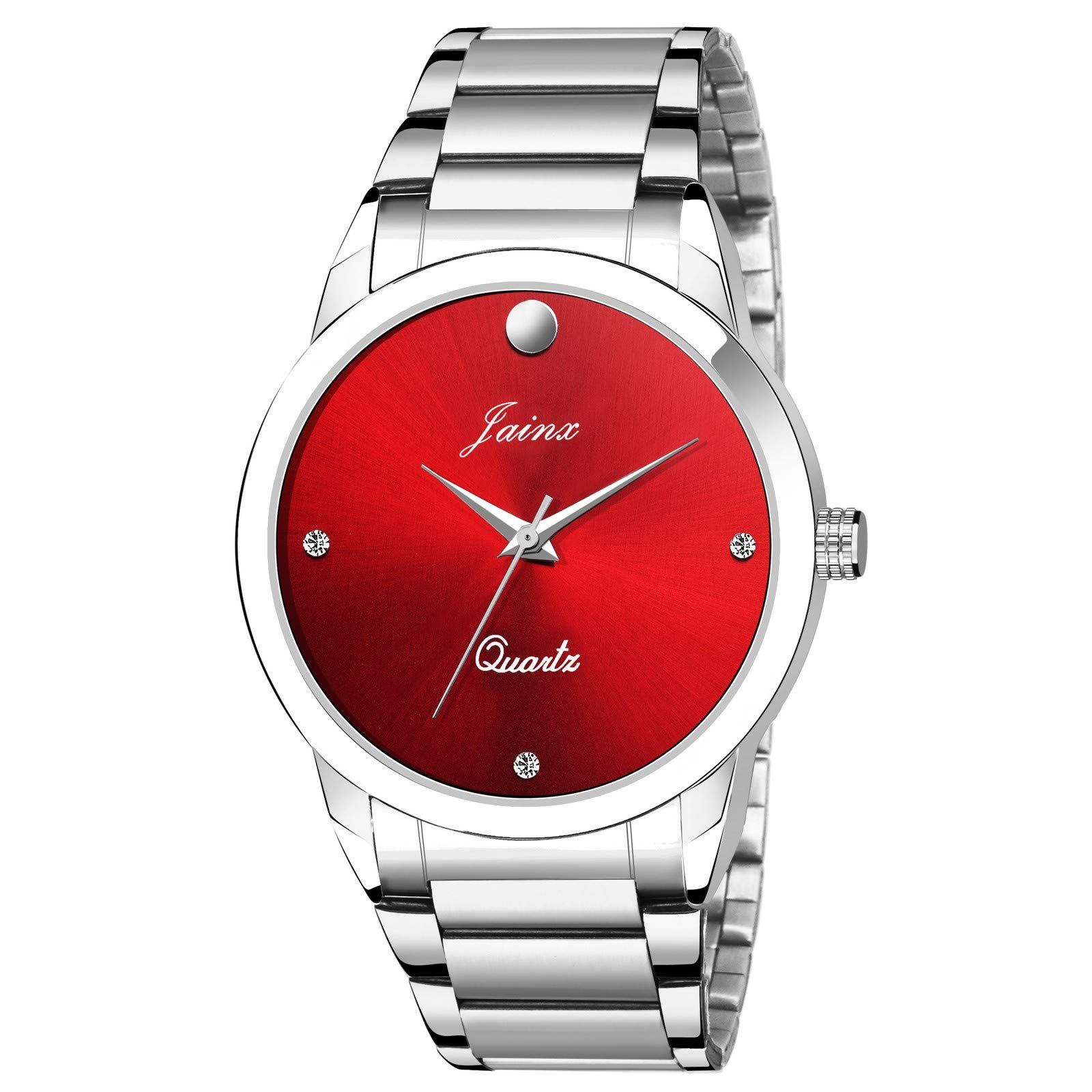 jainx Red Dial Steel Chain Analog Wrist Watch for Men - JM346 (B07SZFGP8H) Amazon Price History, Amazon Price Tracker
