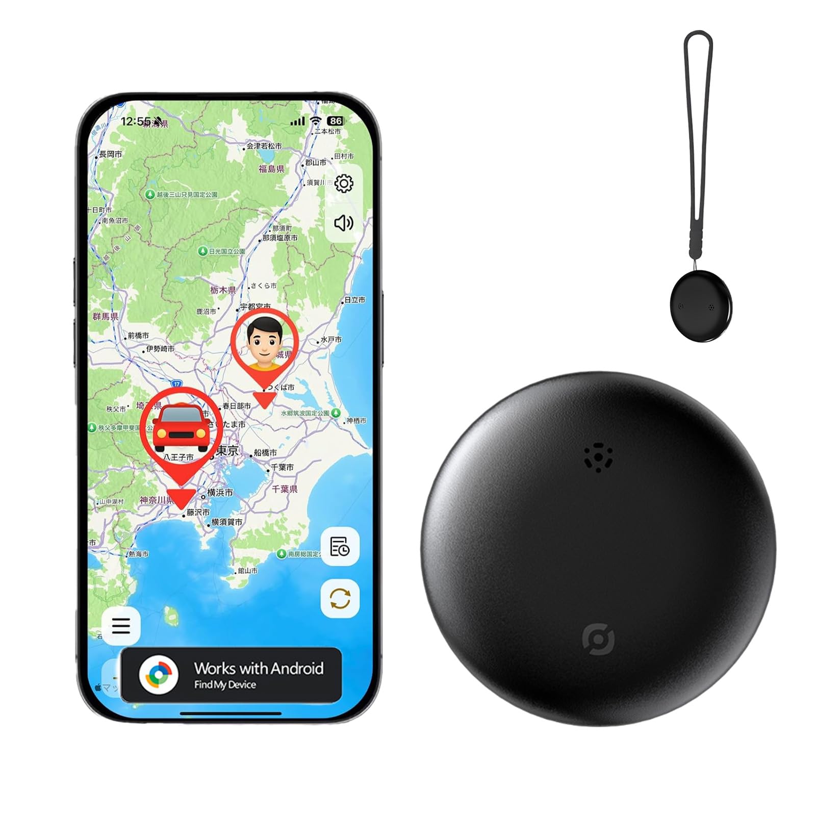 Amazon.co.jp: Gearvita エアタグ アンドロイド Android 小型gps 防水 