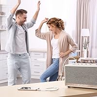 Vista 6 de SYNCWIRE Cable auxiliar de nailon trenzado de 0.138 in, cable de audio auxiliar macho a macho (10 pies/9.8 ft, sonido de alta fidelidad), cable