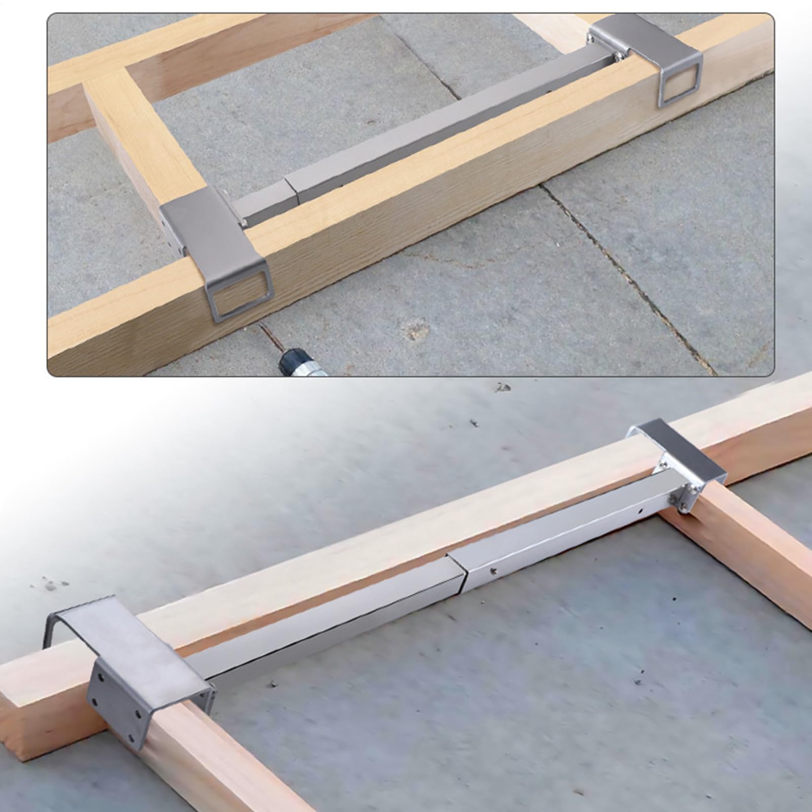Outil De Traçage Des Montants Espaceur En Acier Inoxydable Pour Mesure | Outils De Charpente Pour Travail Du Bois Pour Mur Toit Plancher Échelle Maison Projets Bricolage Col