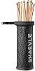 Drum Stick Holder Adjustable Nylon Drum Stick Bag with Clamp-On Lockable Alloy Steel Heavy Duty Clamp for Drumsticks Mallets Up to 5 Pairs, Black