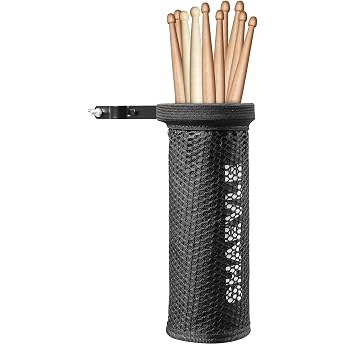 Drumstick Halter Verstellbare Trommelstock Tasche Nylon Drumstick Tasche mit Klemme Drumstick Holder f r Drumsticks Schl gel bis zu 5 Paar