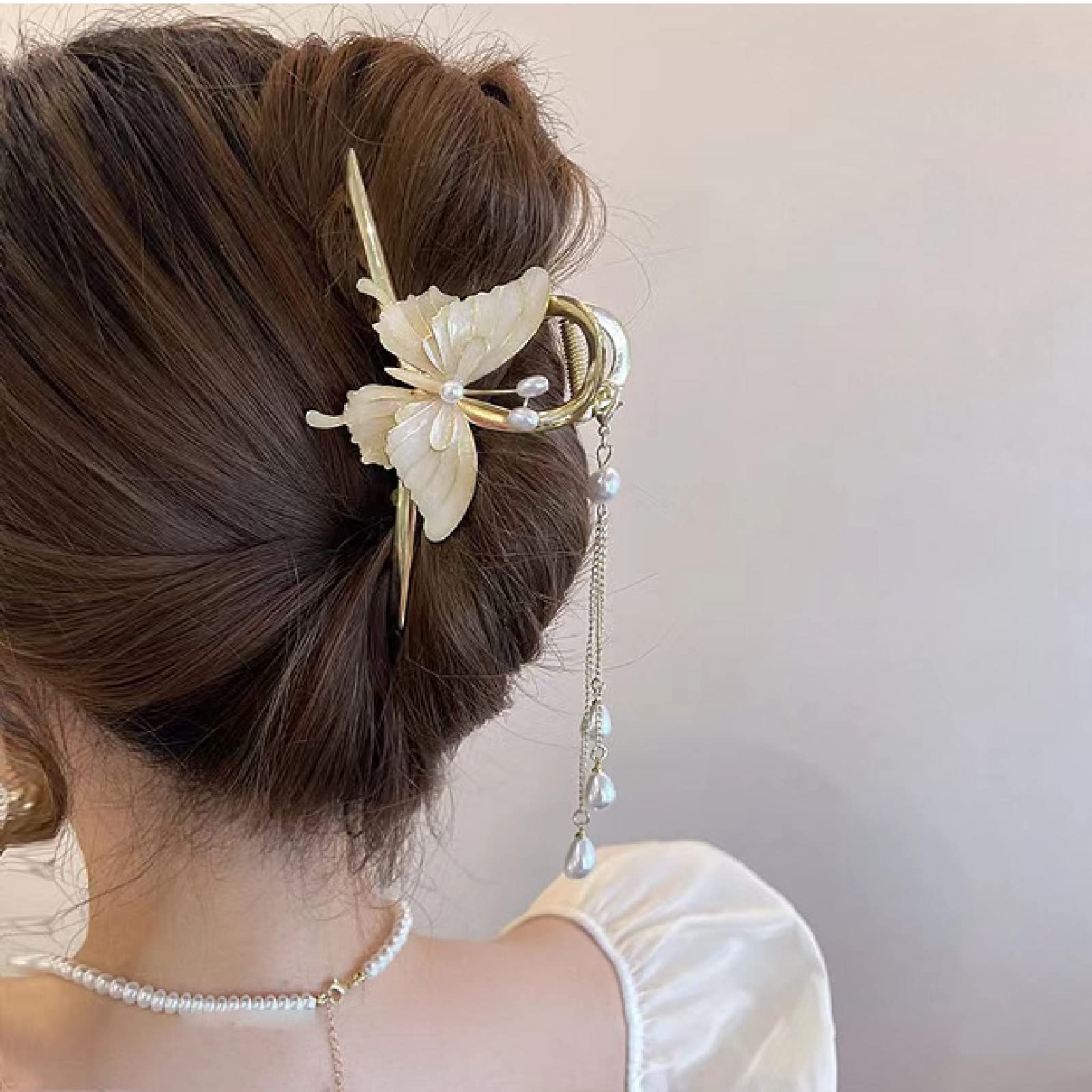 Amazon.co.jp: HAPVITALヘアクリップ バンスクリップ 大きめ しっかり 