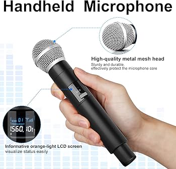 Amazon.com: Depusheng Wireless Microphone System, VHF Fixed Dual Amazon.com: Depusheng Wireless Microphone System, VHF Fixed Dual