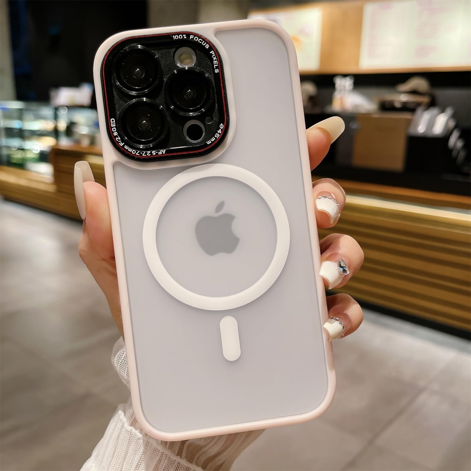 Amazon.co.jp: いPhone15 MagSafe対応 ケース マットクリア かわいい