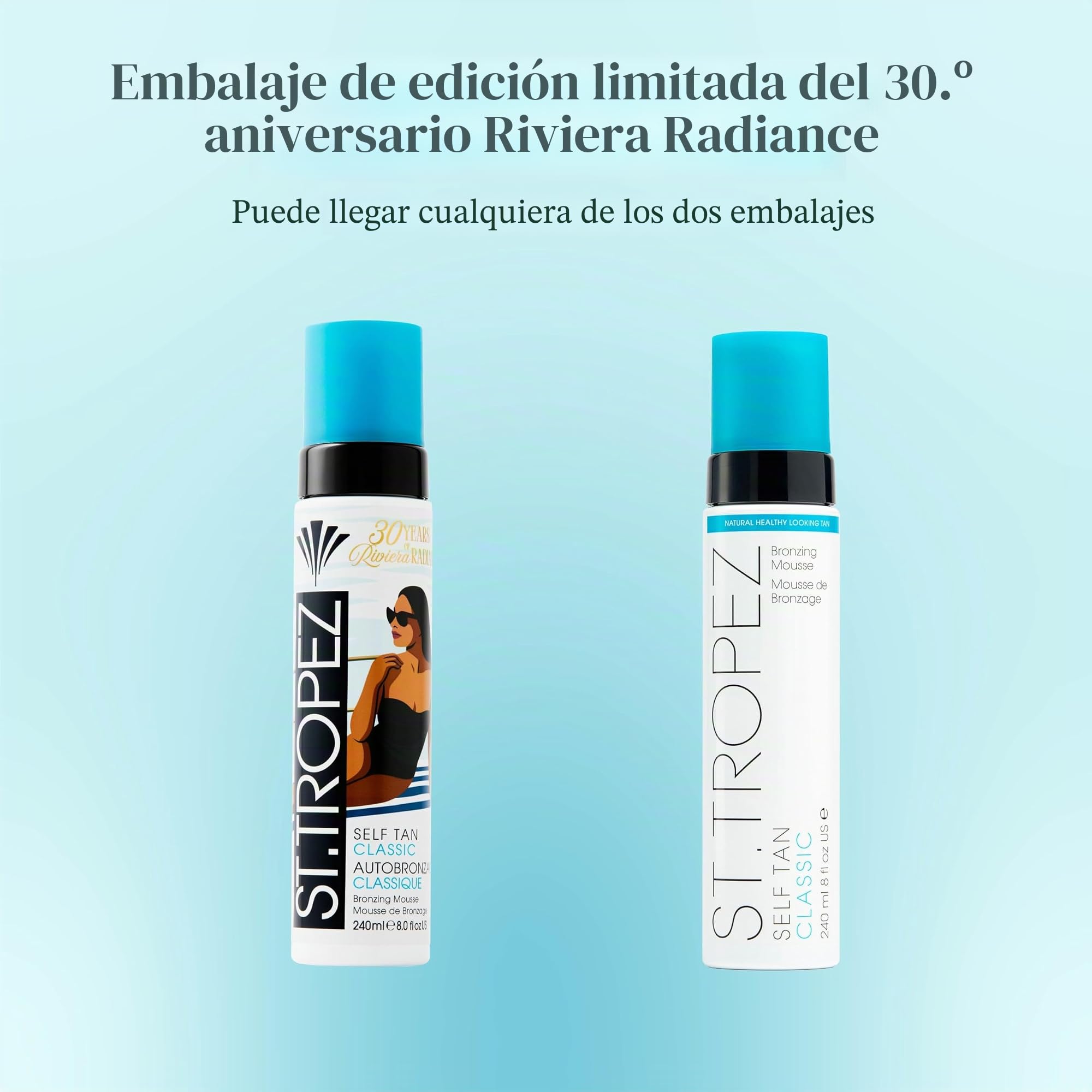 ST.TROPEZ Self Tan Bronzing Mousse Autobronceador - Todos los tonos, Dorado, 240 ml