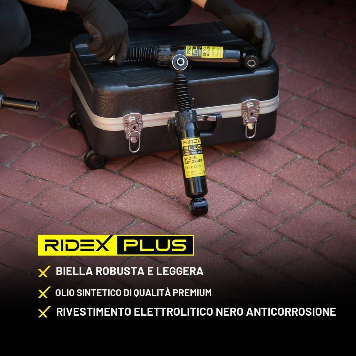 RIDEX PLUS 854S1774P 2x Ammortizzatore Anteriore Anteriore Destra Anteriore Sinistra Compatibilità con TOYOTA RAV 4 III ACA3, ACE, ALA3, GSA3, ZSA3