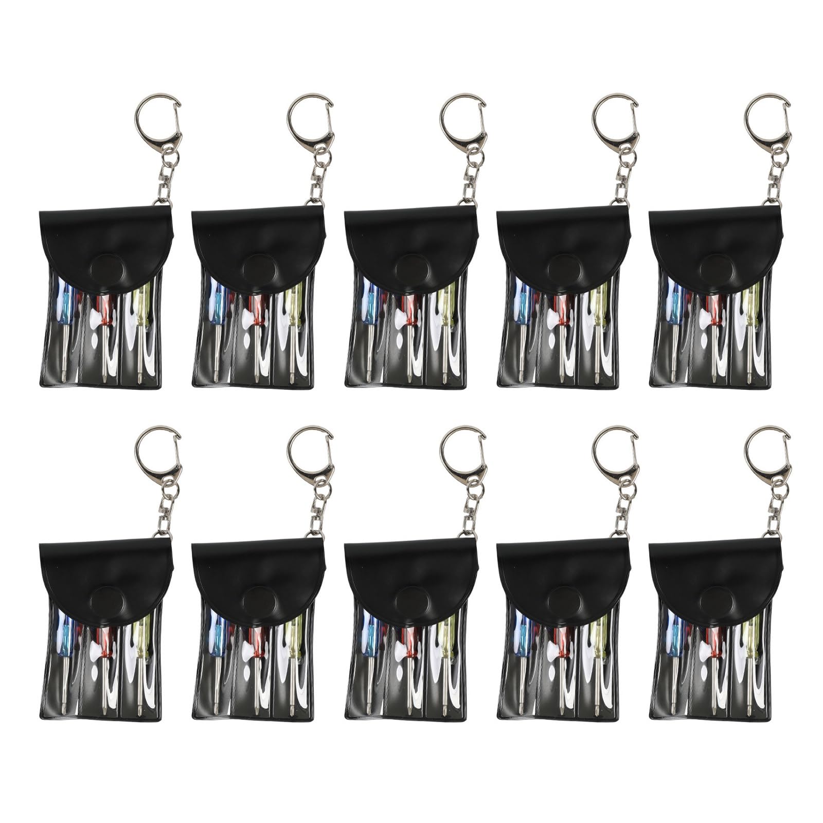 Compact Screwdriver Keychain Set Essential Tool 5 Set / 10 Ideal for Eyeglasses Watches Gadget Repairs Portable Screwdriver
