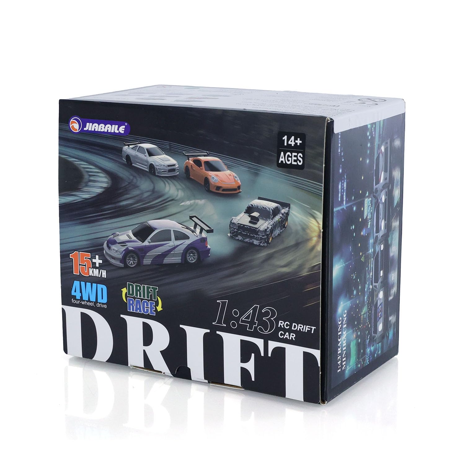 1/43 RC Racing Car R34 Veicolo da deriva ad alta velocità 4WD RTR Mini auto giocattolo 2.4G batteria radio regalo modello di grado hobby per adulti