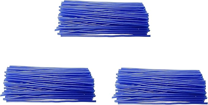 3 Boxes Blue Sprue Wax Thread for Jewelry Dental Wax Casting Mould Molding Tool Lost Wax Line Diameter 0.8-7.0 mm (3.0 mm)