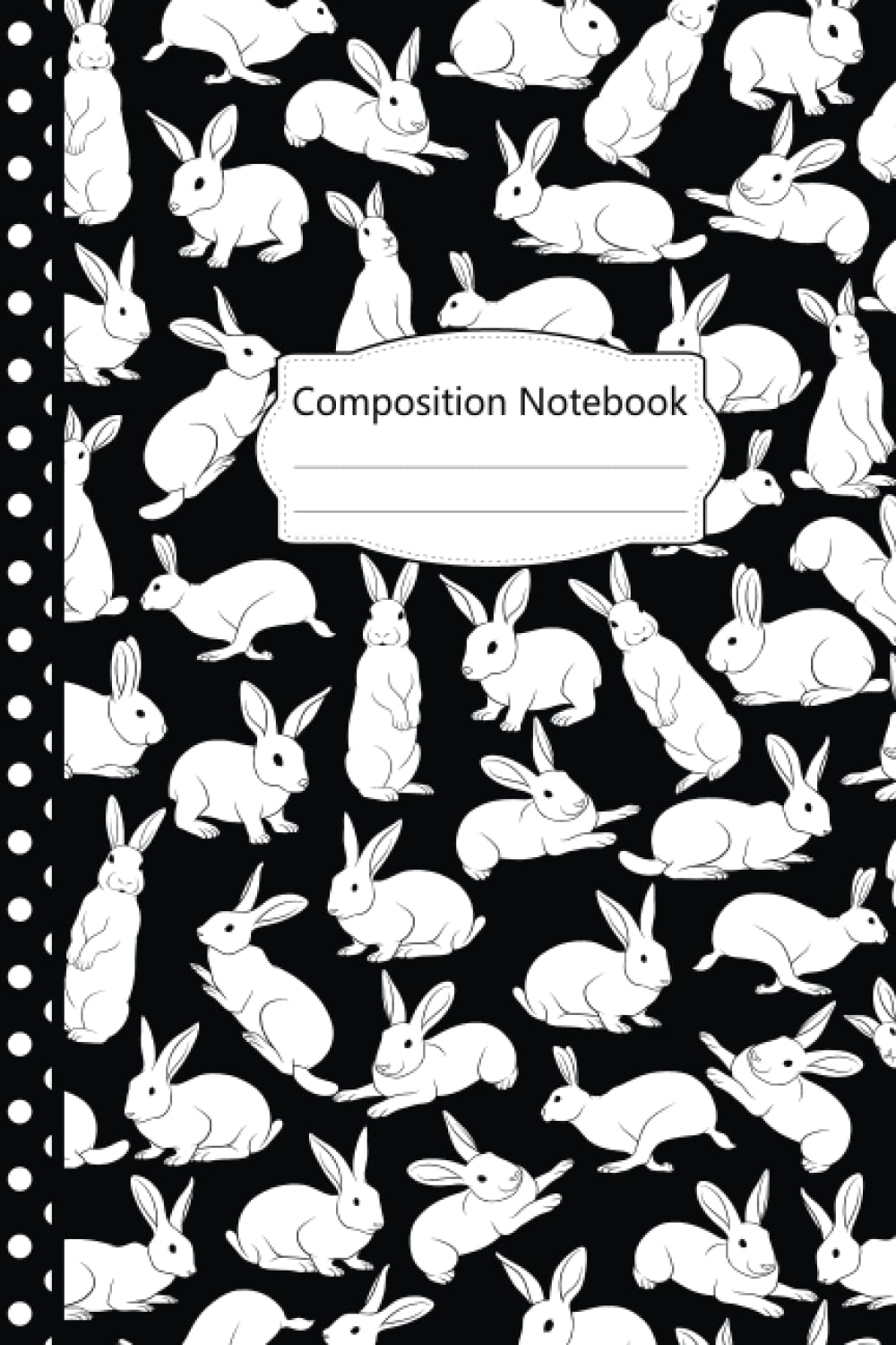 Amazon.com: Rabbit Composition Notebook: Pretty Rabbit Blank Lined ...