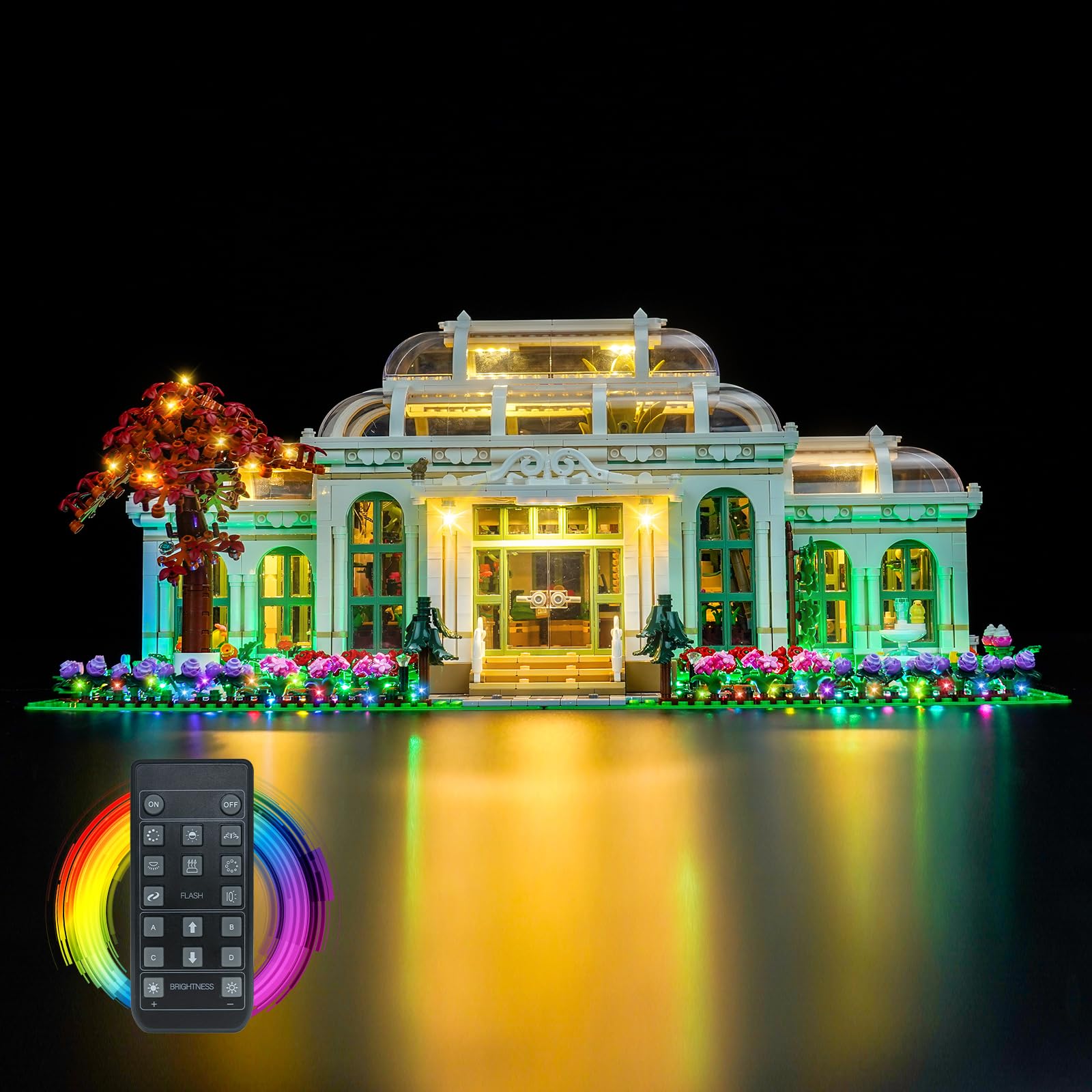 BRICKSHINING LED Lighting Compatible with Lego The Botanical Garden, Light Kit Compatible with Lego 21353, Giving Light to Model, NOT Included The Model Set (RC Version)