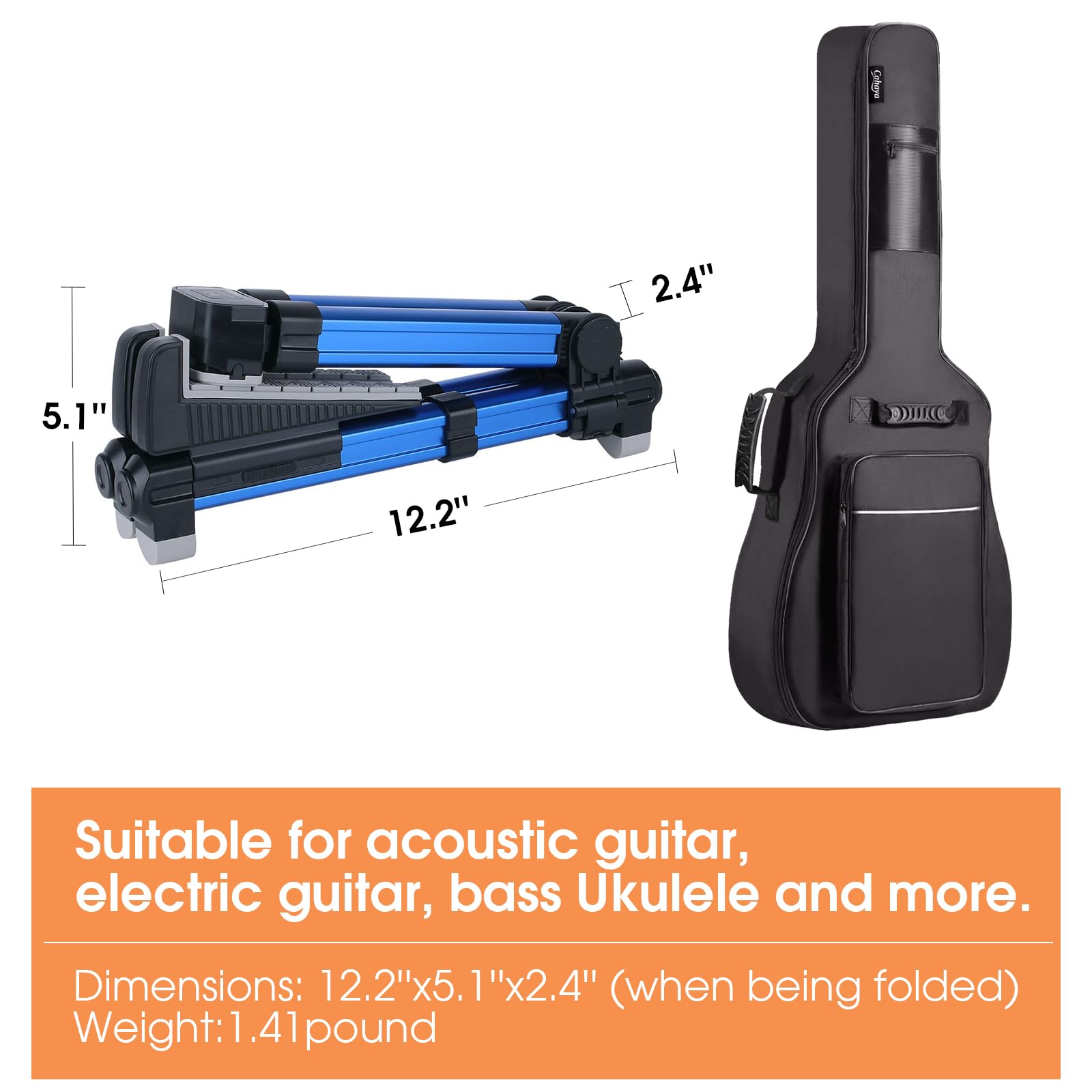 Atlas BT10 V8 Bipod - Includes USA Flag Patch & Microfiber Cloth For Firearms