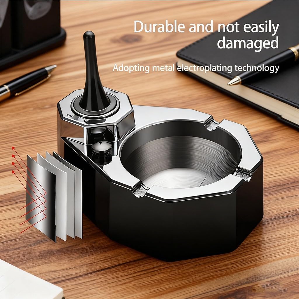 Permanent Match Kerosene Lighter 2-in-1 Design Refillable Gift for Men for Home Or Office(Black 2)