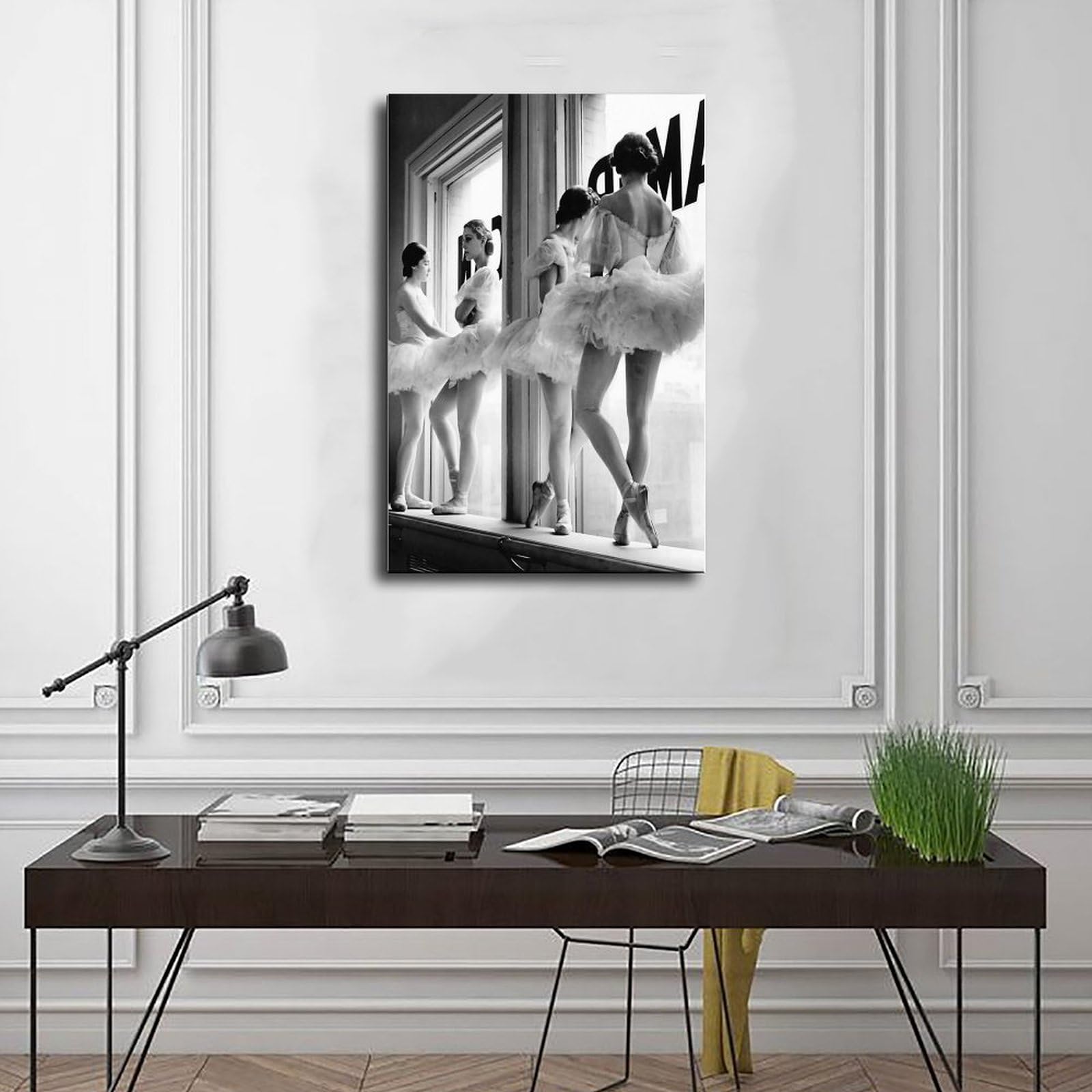 Stampa Su Tela Ballerina - Decorazione Per Camera, 20x30 Cm, Alta Qualità, Regalo Artistico