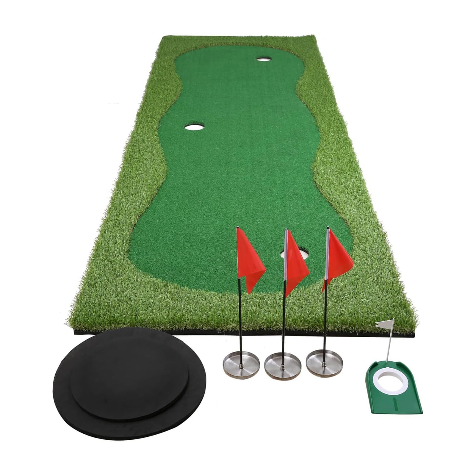 Golf Putting Green, Practice Putting Green Mat, Large Professional Golfing Training Mat for Indoor Outdoor…