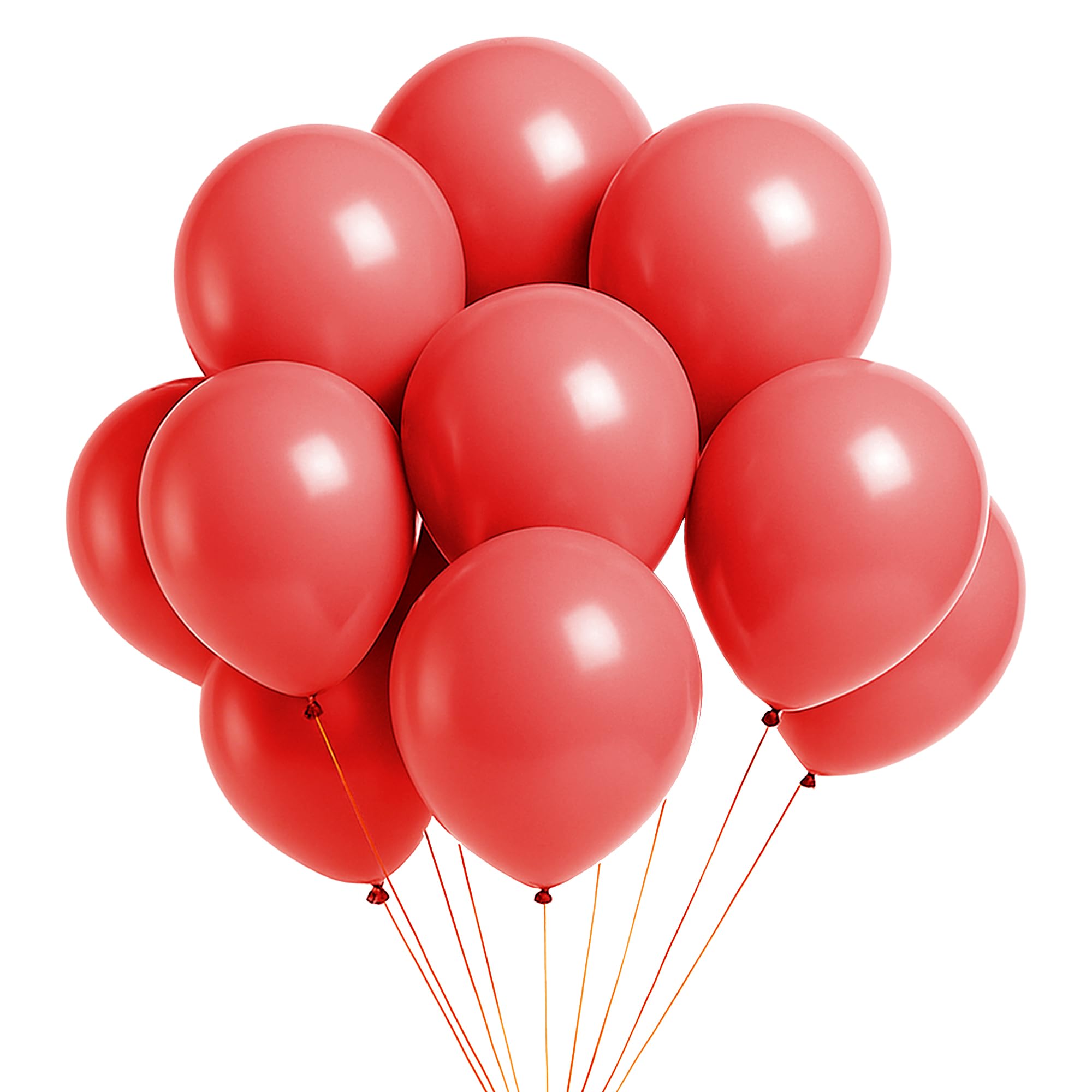 Trimming Shop 10 Inch Premium Latex Balloons, Thick Strong Red Party Balloons for Birthday Decorations, Wedding, Baby Shower, Balloon Arch, Garland, Helium or Air Use, 500pcs โ image 1