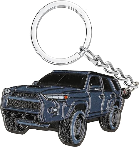Miniatura 6 de LEERLY Llavero de coche de metal para 4Runner, Negro -