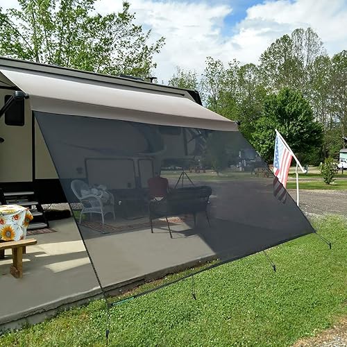 Miniatura 8 de Leaveshade - Toldo parasol, 10 x 15 pies x 3 pulgadas (apto para toldos de 16 pies), parasol de malla para toldo de caravana, campamento, remolque,