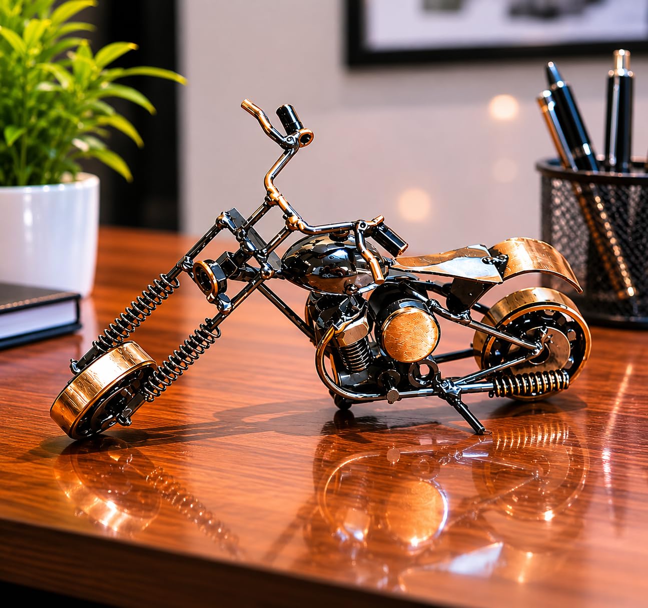 Iron Mini Bike Showpiece - Home Decor -4 Iron Mini Bike Showpiece - Home Decor -4