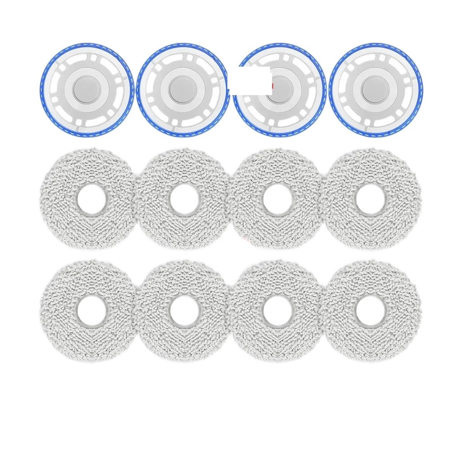 LMRXOFE Mop Bracket Fit,Compatible For Ecovacs,T30S,T30/T30 Pro,Compatible For Omni,N30/N30Pro,T50,Part Acssories(4 mop bracket 8M)