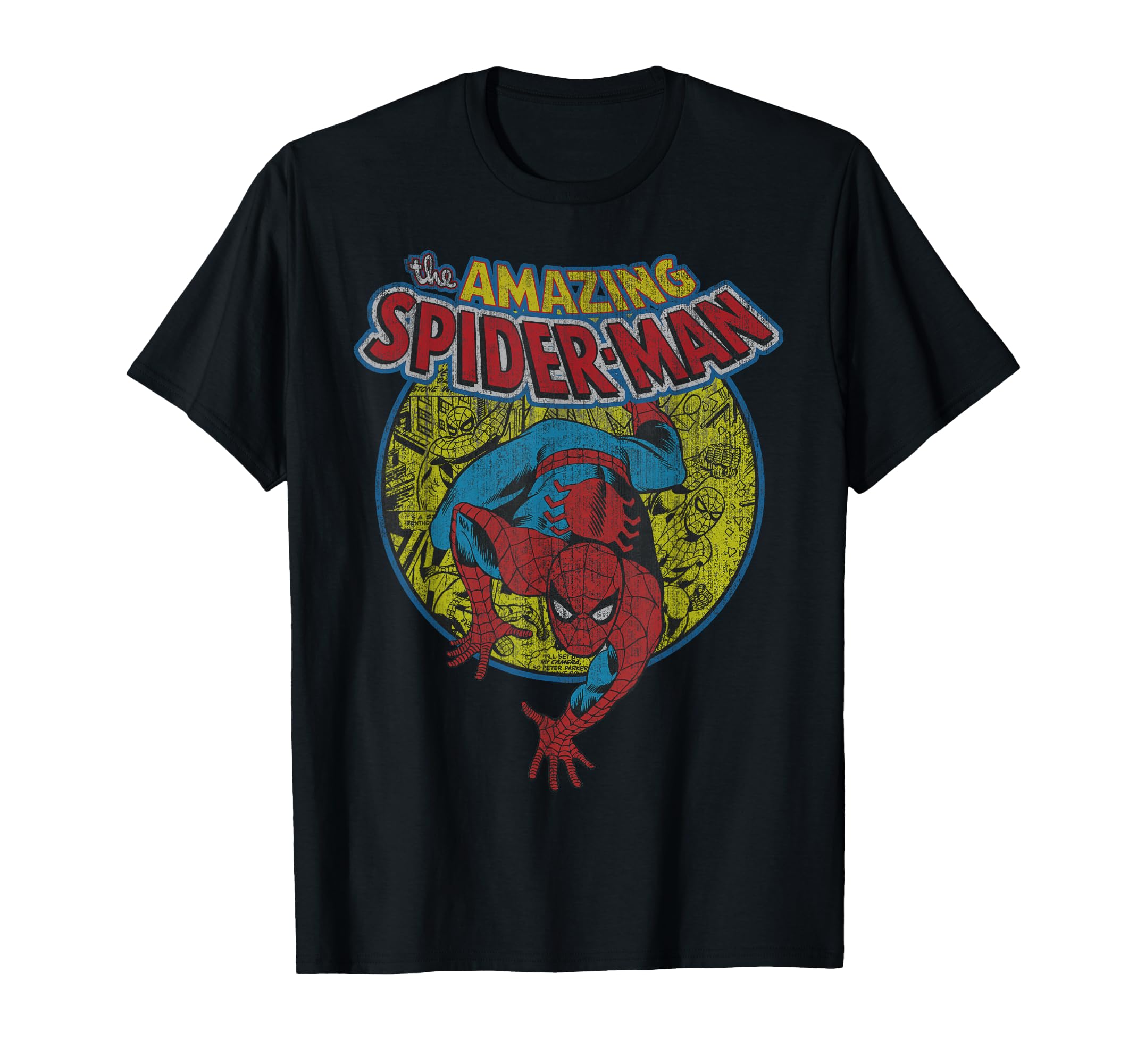 Marvel Amazing Spider-Man Vintage Comic T-Shirt