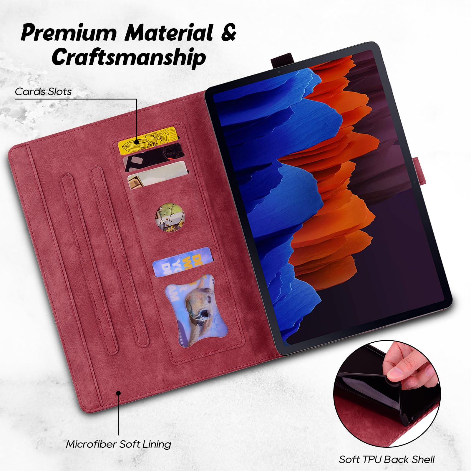 【極美品】Galaxy Tab S10 FE+ SM-X620 純正カバー付き Amazon.com: Case for Samsung Galaxy Tab S10 FE Plus 13.1 Inch 2025