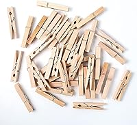 Vista 7 de Paquete de 50 pinzas de madera de aproximadamente 2-7/8 pulgadas de largo