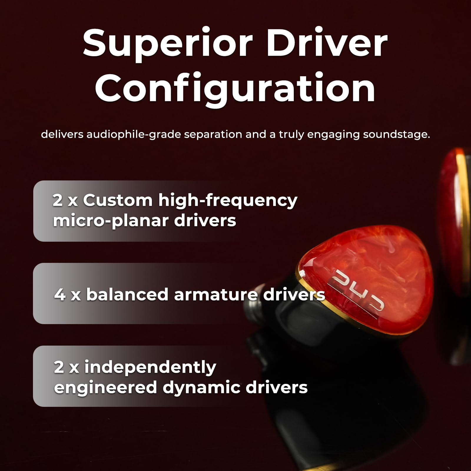 Amazon.co.jp: HiFiGo有線 イヤホン モニターイヤホン イヤモニ DUNU