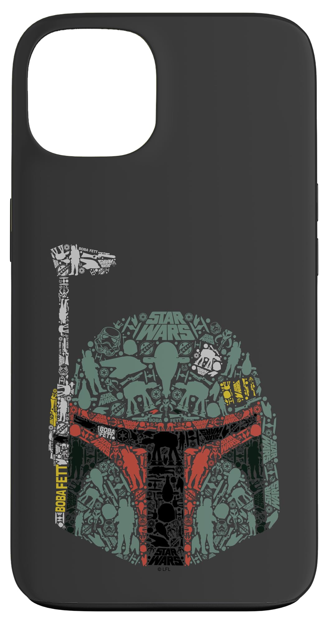 Star Wars Boba Fett Icon Fill Case for iPhone 13