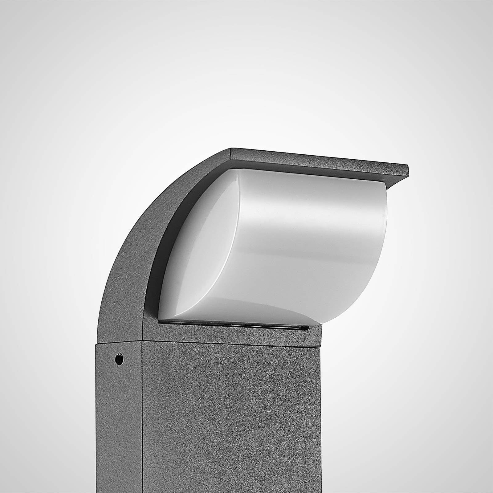 Lucande LED Wegeleuchte Pollerleuchte anthrazit 80 cm IP65 Außenleuchte