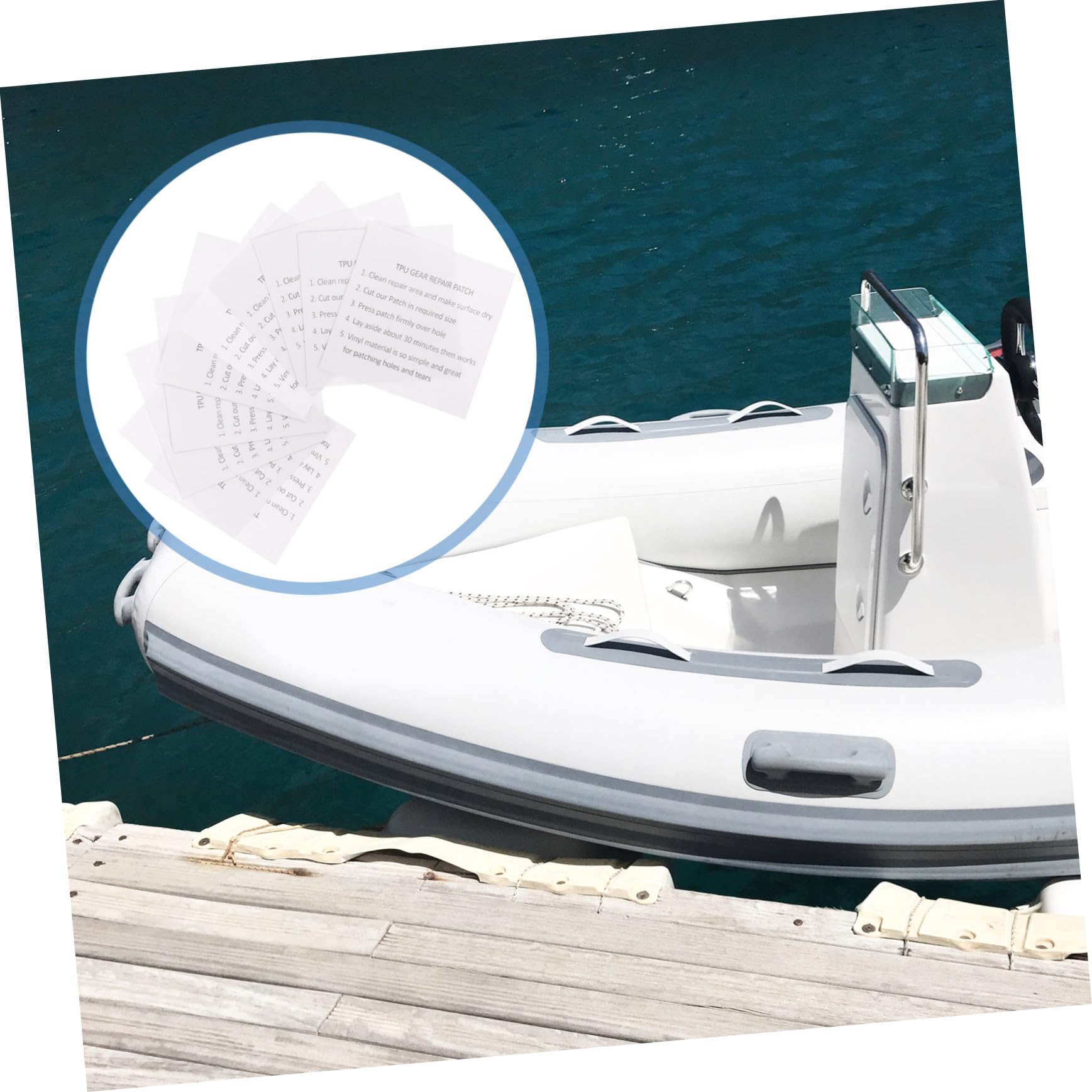 Gadpiparty 100stücke Tpu Reparaturflicken Für Aufblasbare Wasserdichte Selbstklebende Patch Für Zelt Schwimmring Luftmatratze Und Für Schnelle Reparaturen