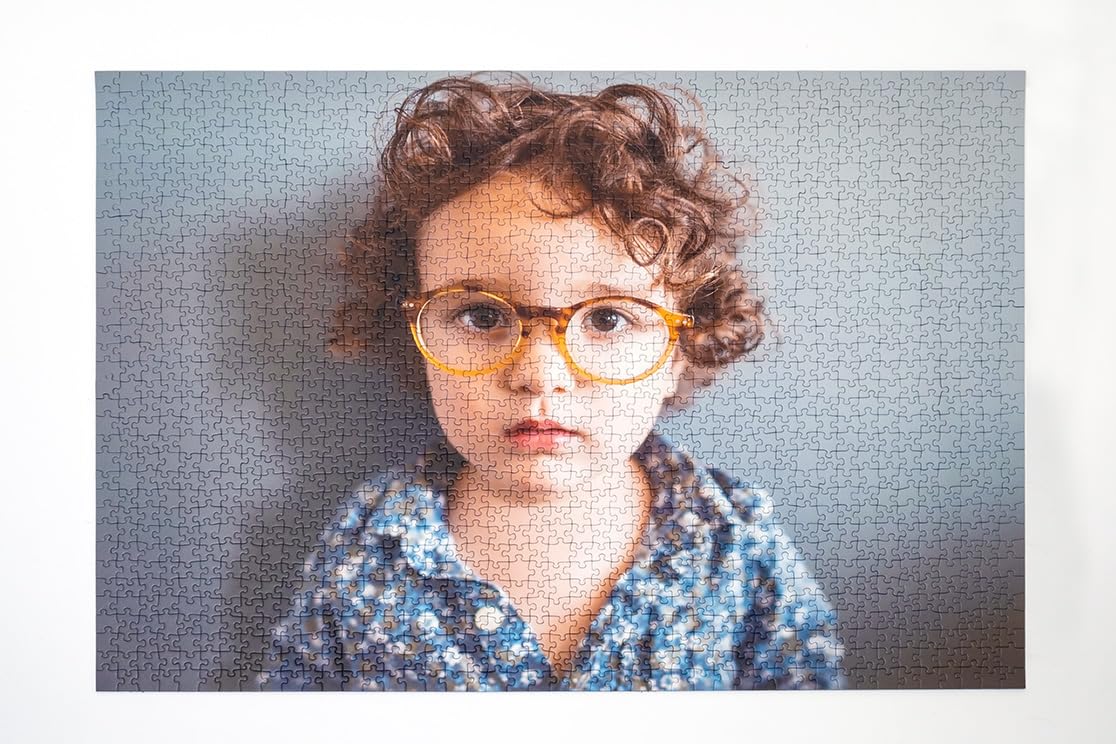 Ravensburger Fotopuzzle - 1500 Teile Puzzle zum Selbstgestalten - personalisierte Fotogeschenke für Kinder und Erwachsene (Rote Metallbox/Querformat)