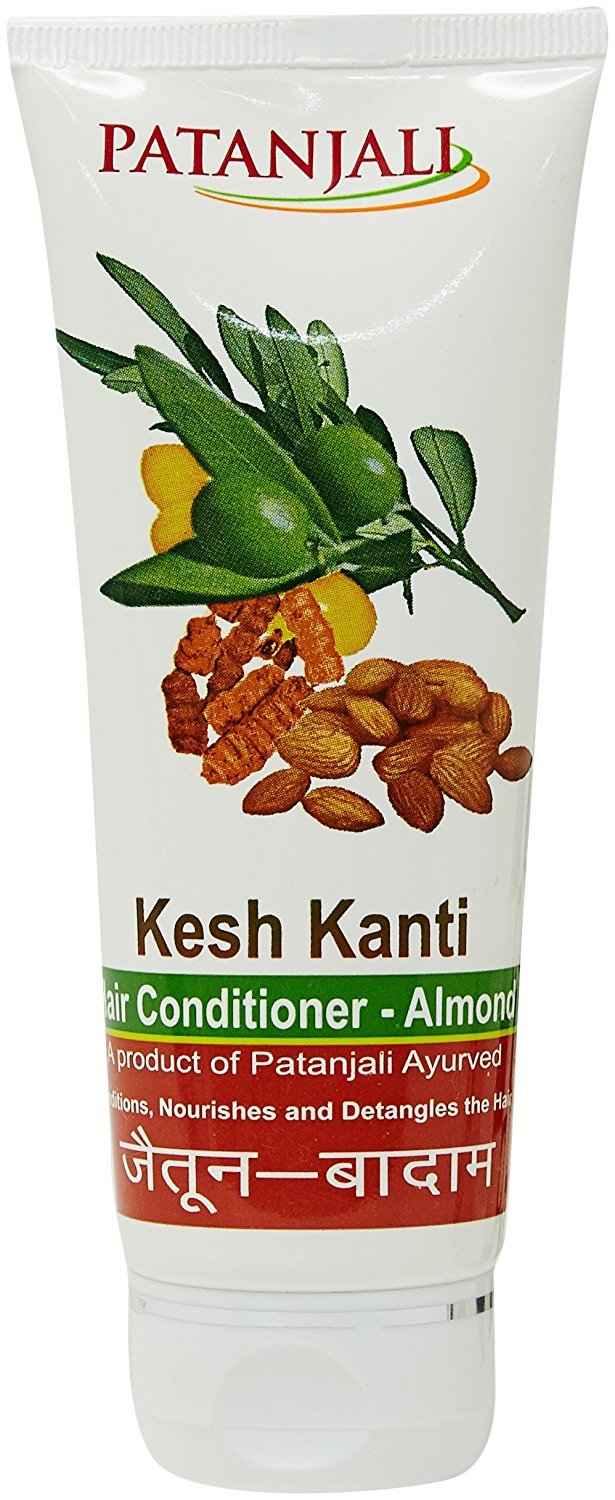 PATANJALI Hair Conditioner, Almond, 100g Kesh Kanti Hair Cleanser Shampoo, 200ml