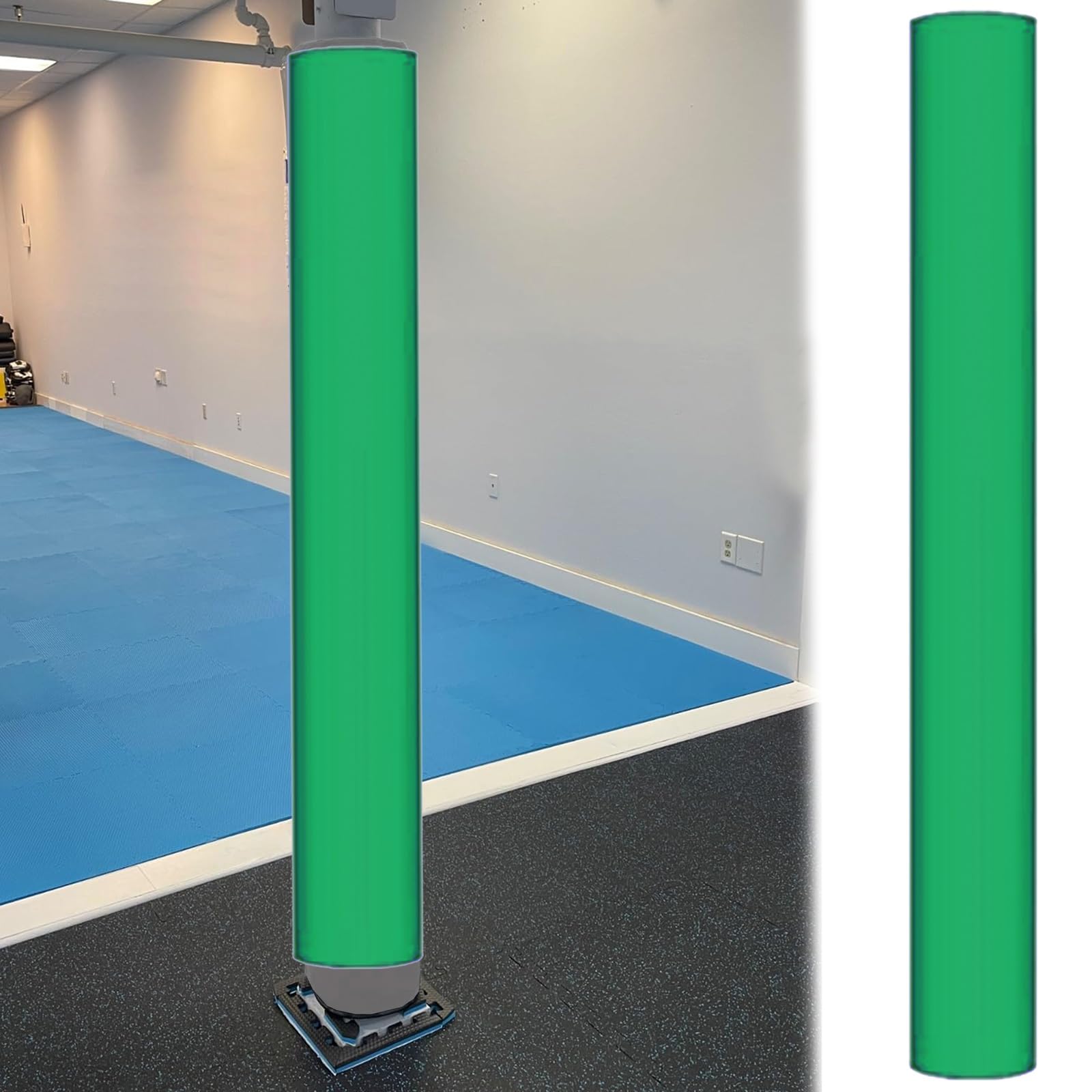 Imbottitura impermeabile per paletti sportivi con chiusura in nylon