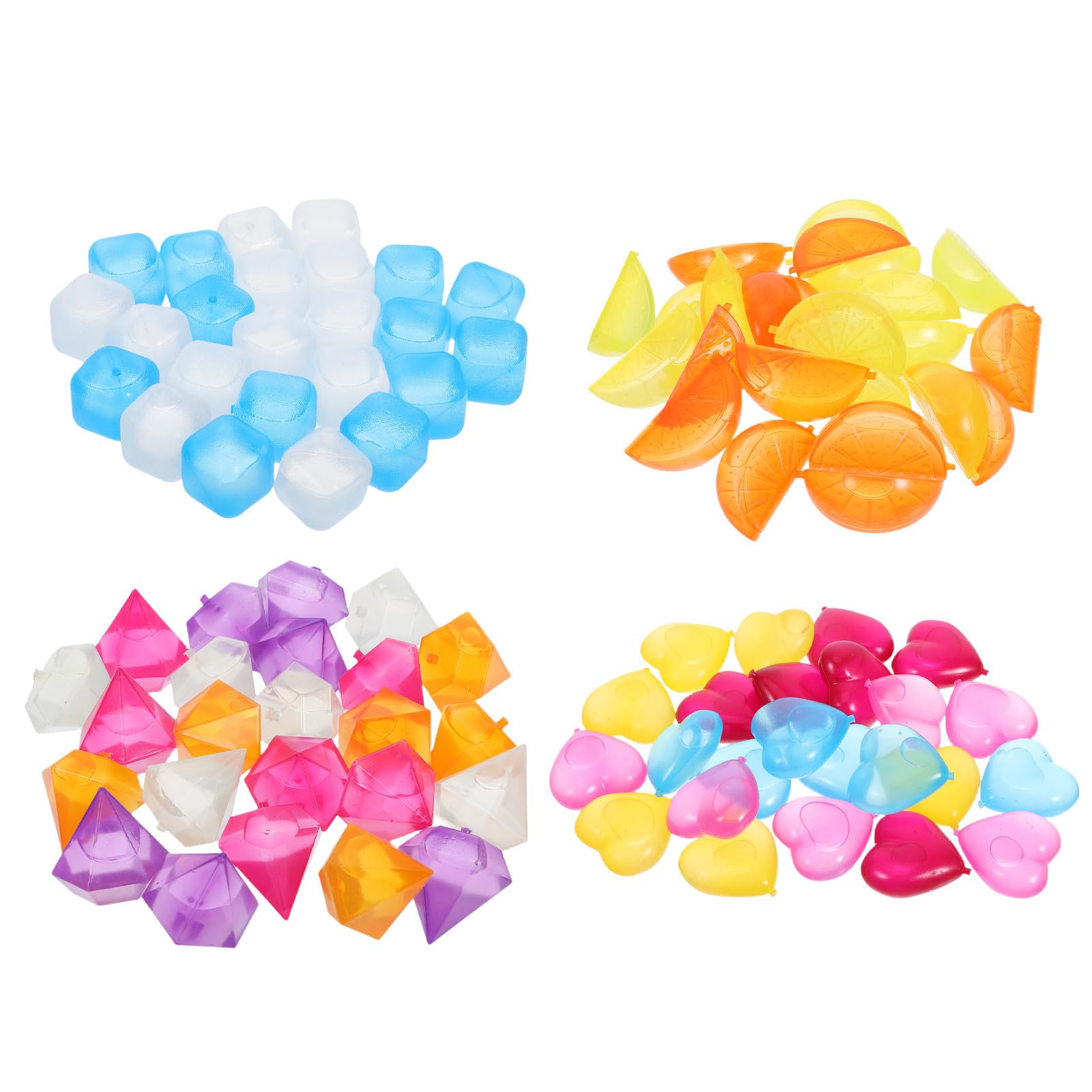 Plástico Cubitos de Hielo Reutilizables 96 Piezas