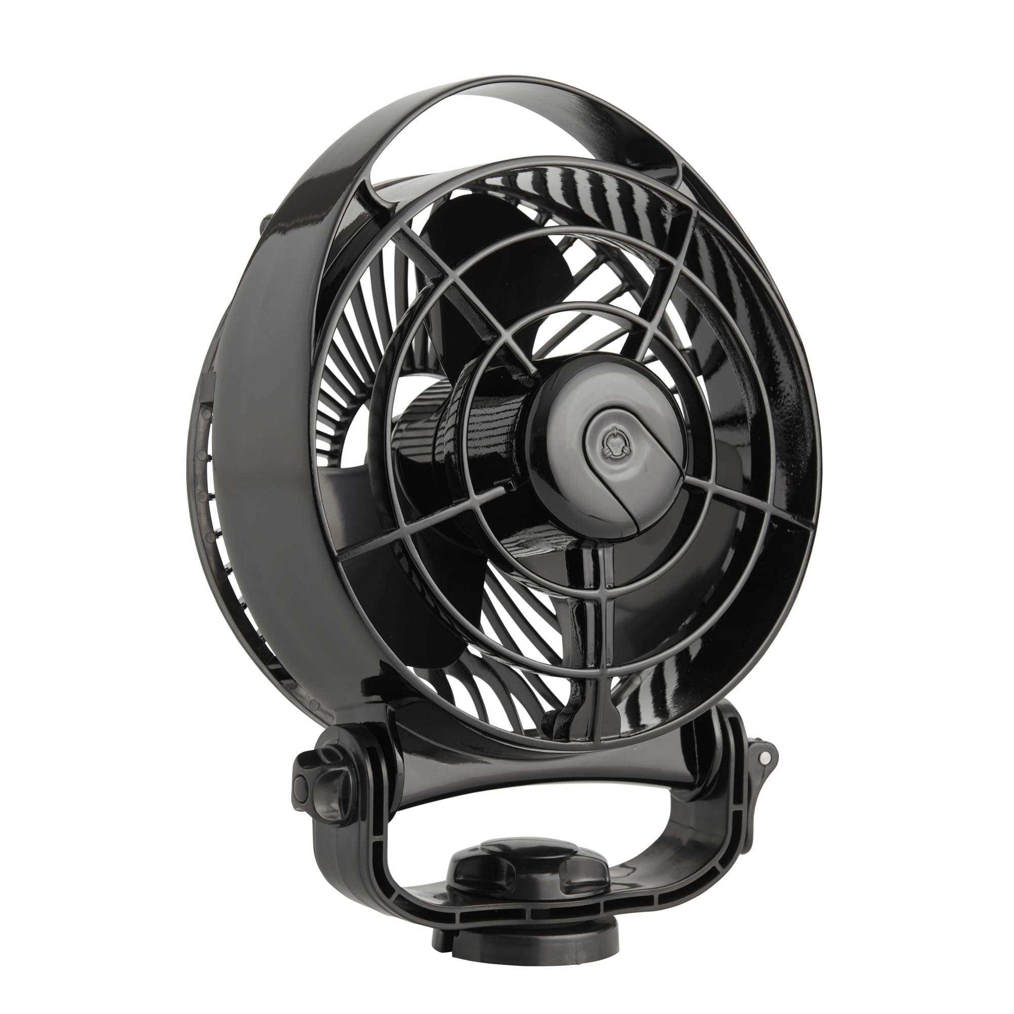 SEEKR BORA II Ventilateur de cabine 12/2 V – Ventilateur DC 3 vitesses pour bateau et camping-car – Compact, silencieux et économe – Commande tactile - Noir
