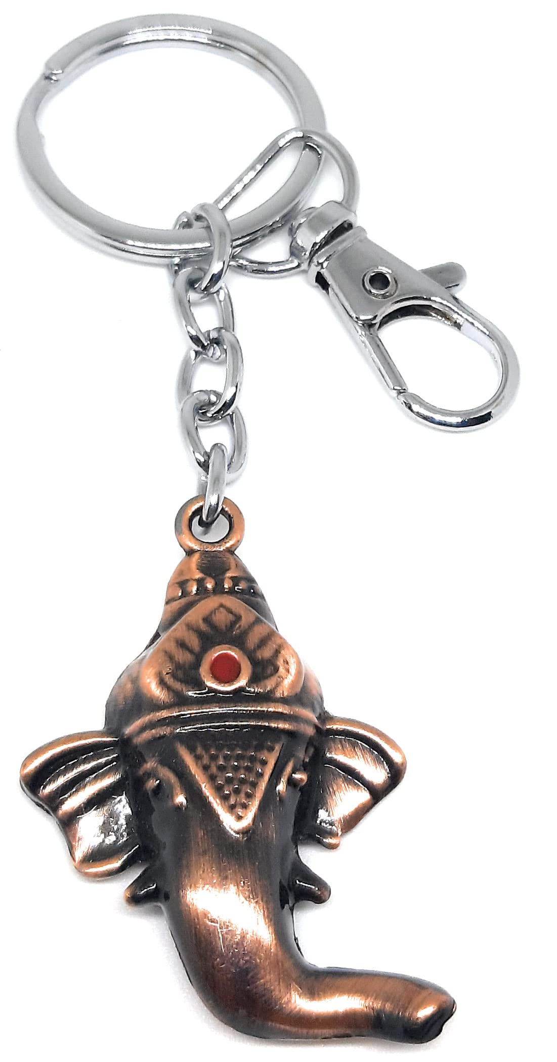 aura Ganesh Ganpati Gift Keyring Keychain For Bike Car Home Office Men Women Husband Wife Boys Girls Metal Hook Keychain-picture-25