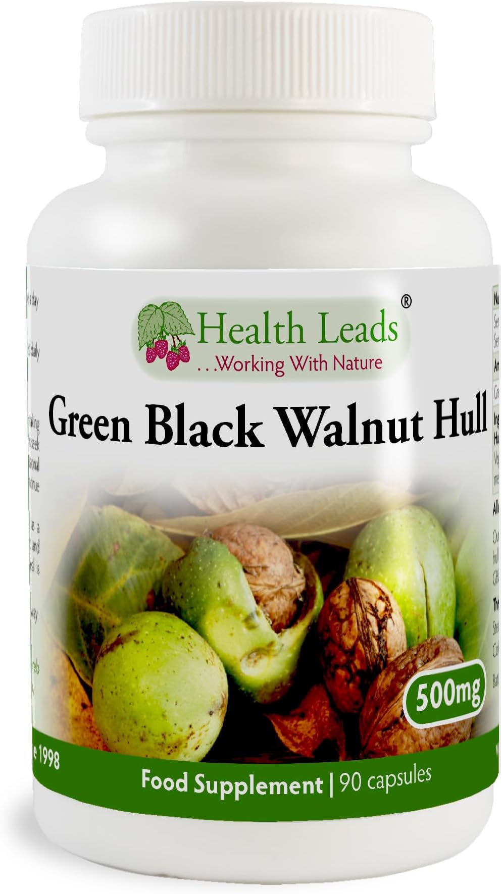 Green Black Walnut Hull 500mg x 90 Capsules