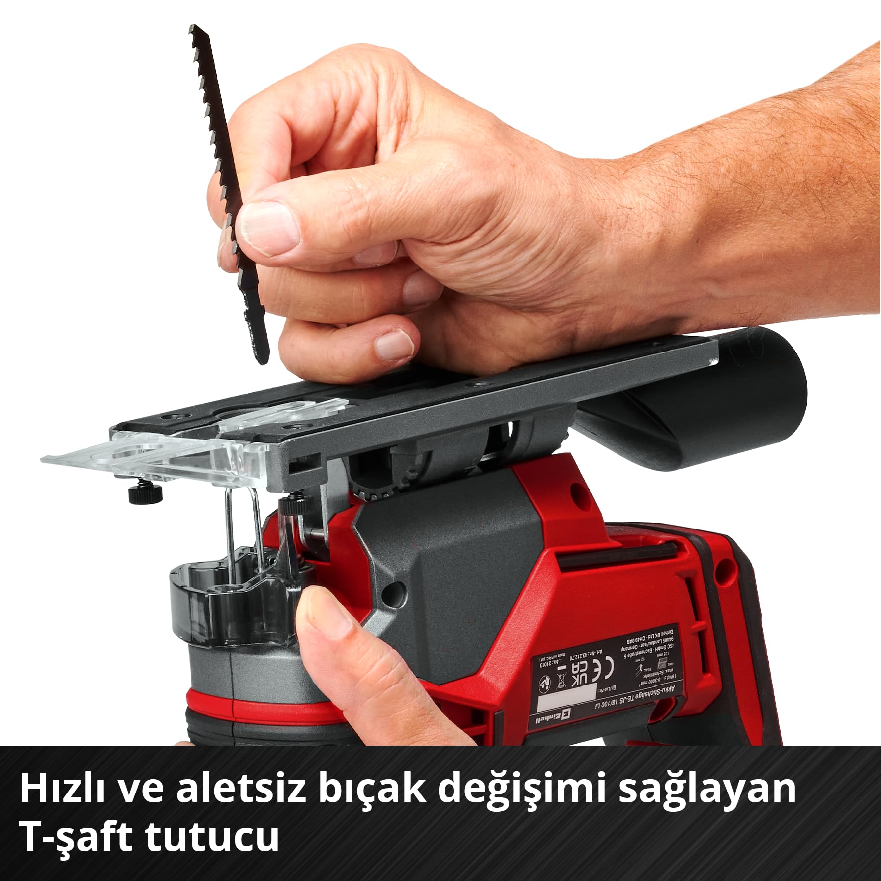 Einhell TE-JS 18/100 Li - Solo, Akülü Dekupaj Testere (Akü ve şarj cihazı dahil değildir) - 4321270