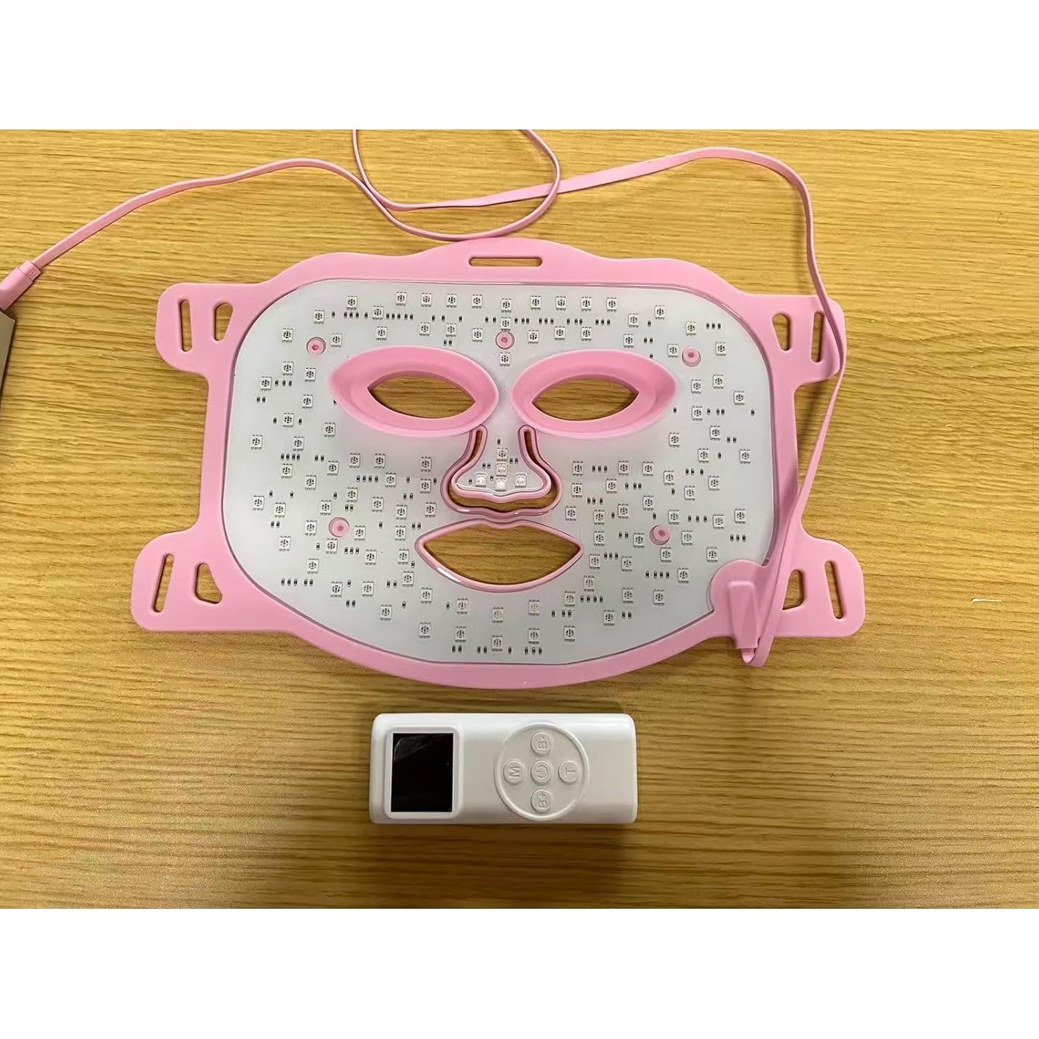 Red Light for Face,Red Light Mask For Face And Neck Women, Heated Infrared Face Mask,Anti-Aging Infrared,LED 940nm IR j