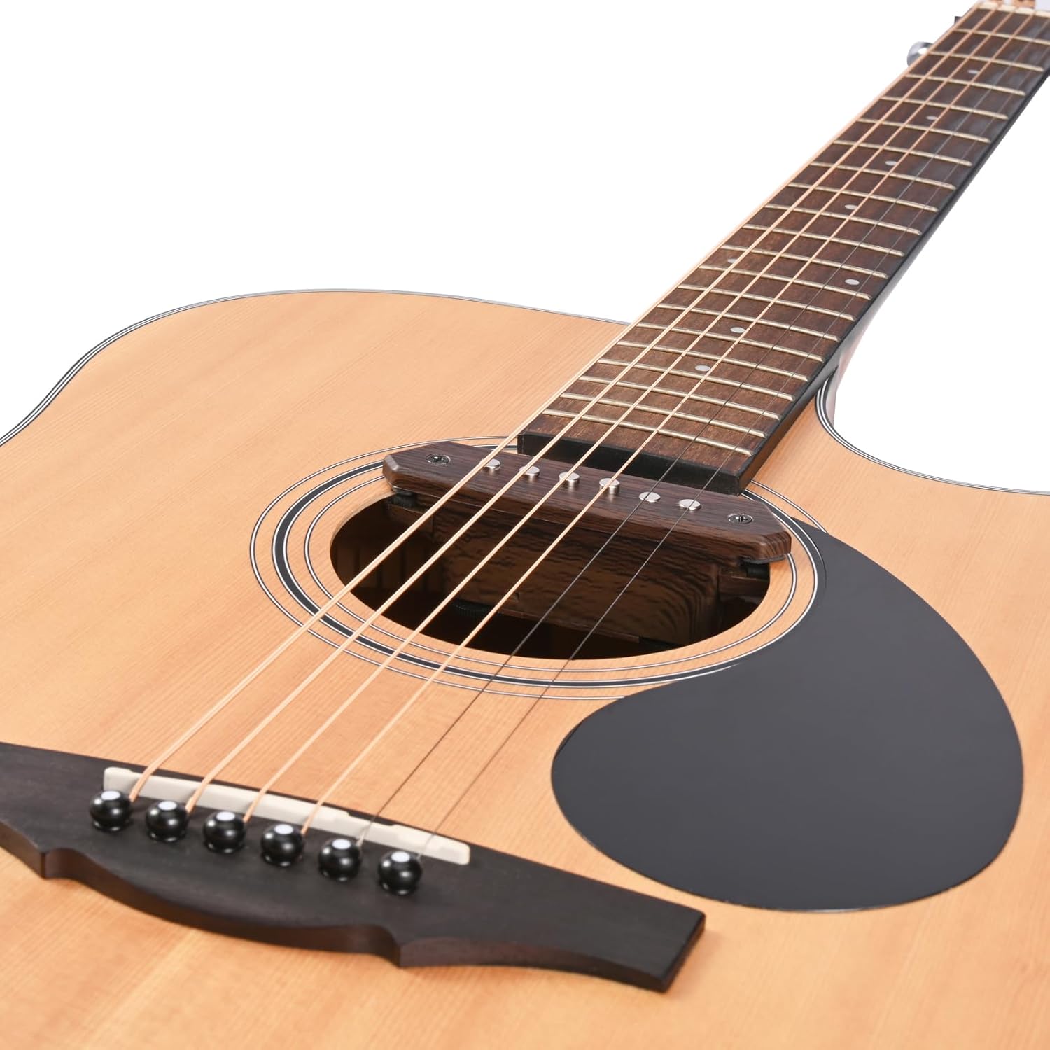 Acoustic Guitar Pickup Passive Megnetic Soundhole Pickup with Humbucker Volume Timbre Control