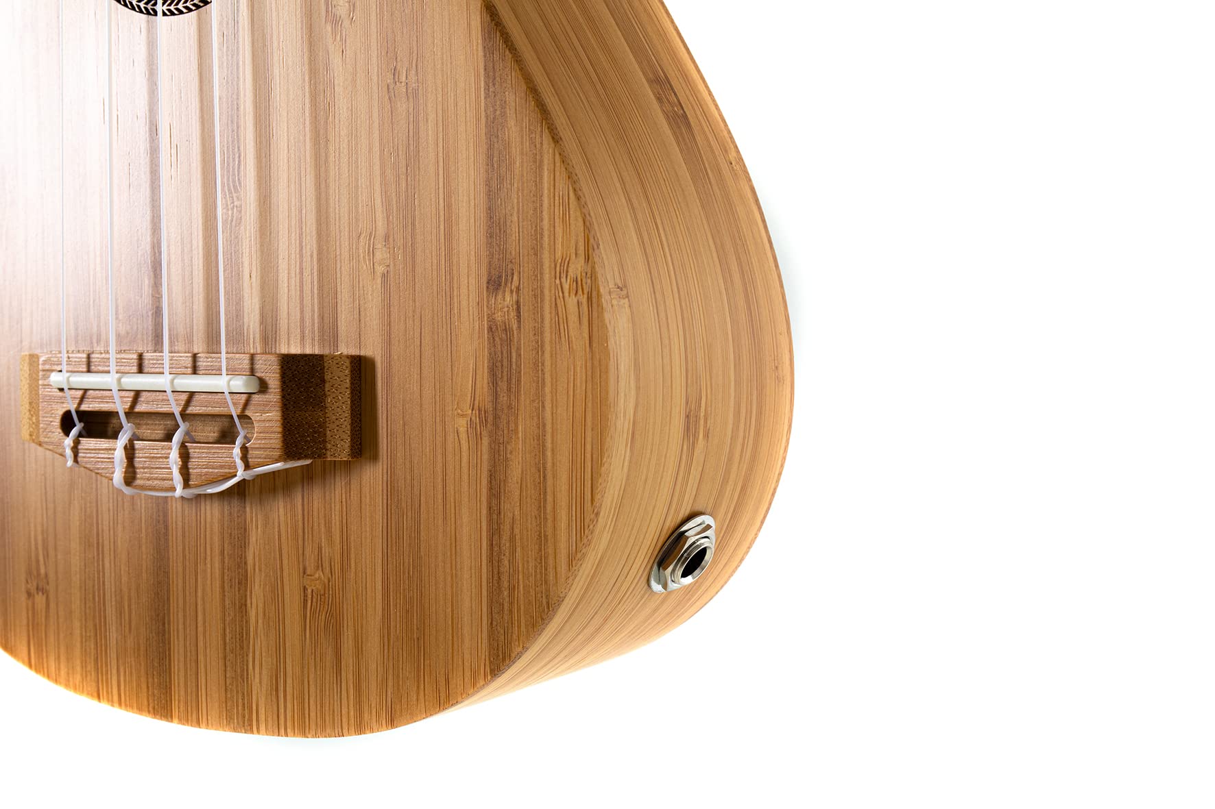 GEWA Soprano Ukulélé Manoa Bambou Électro-Acoustique - Bambou massif - Naturel satiné - Préampli UCT-2 - incl. Gig Bag rembourré - K-SO-BBE