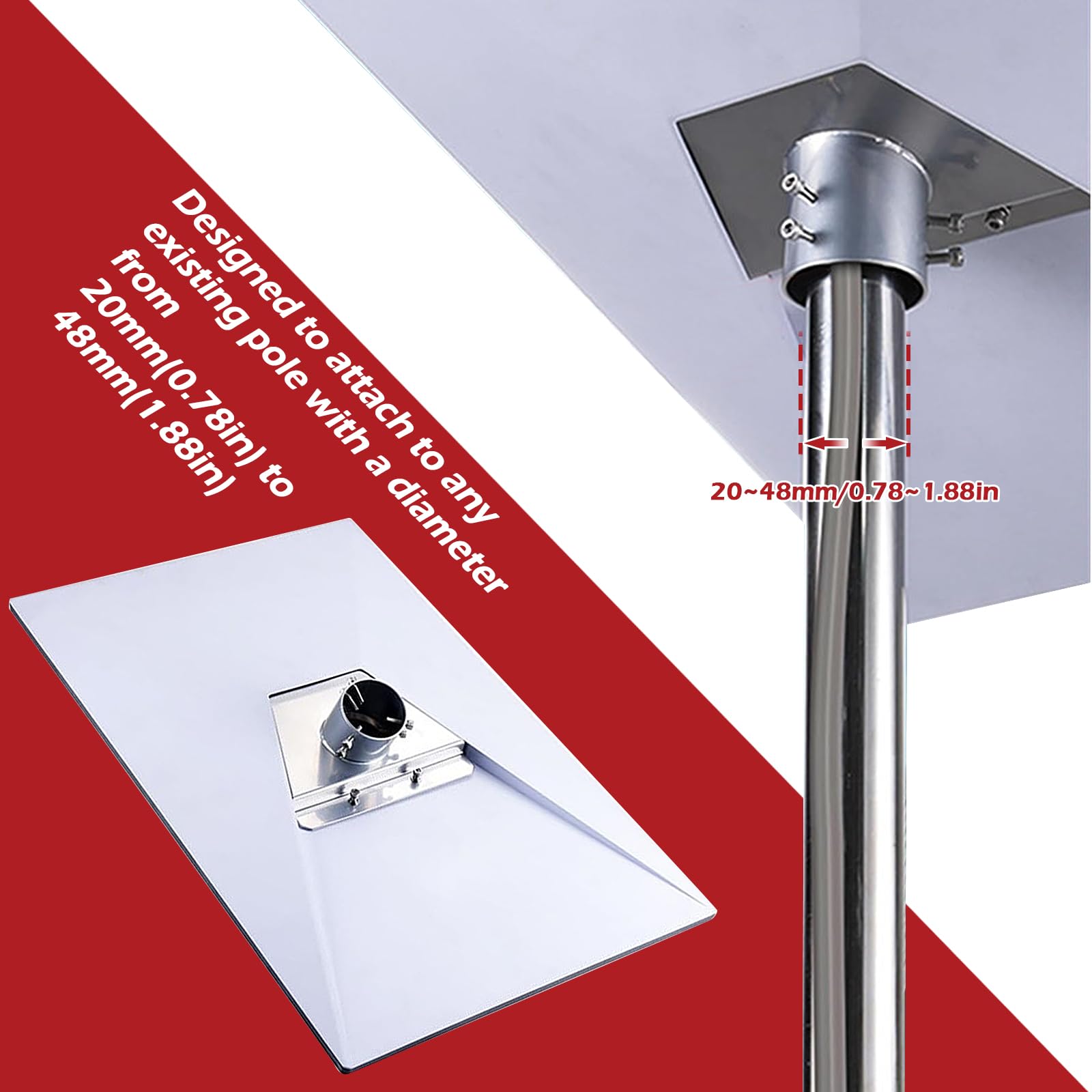 Adattatore Per Starlink Gen 3 - In Metallo, Per Aste Ø21-51mm, Universale